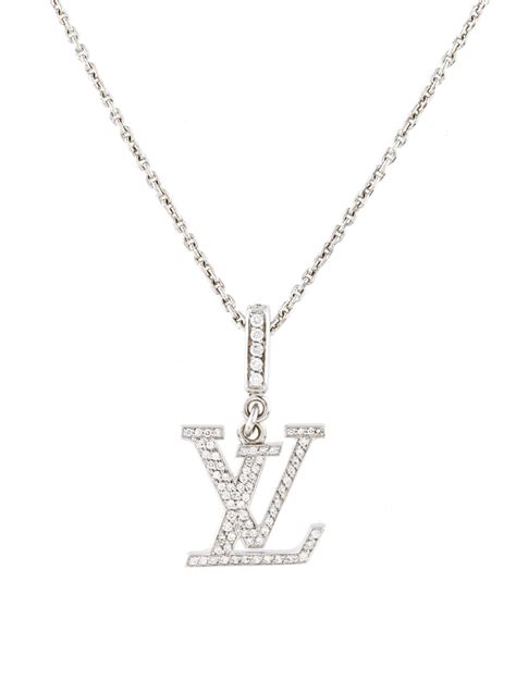 lv logo pendant|lv pendant necklace.